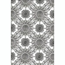Sizzix 3-D Texture Fades Embossing Folder By Tim Holtz - Mini Kaleidoscope