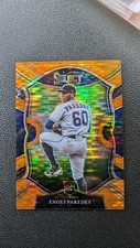 ⚾️#14/18 2021 Panini Select Baseball ENOLI PAREDES FOTL Orange Pulsar Prizm