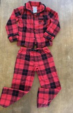 Juicy Couture girls Plaid Pajamas Sz 4
