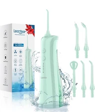 🦷Leominor Water Dental Flosser Pick for Teeth - 5 Modes Cordless Portable Water