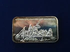 1973 USCC Washington Crossing Delaware COIN-3 Silver Art Bar P1917