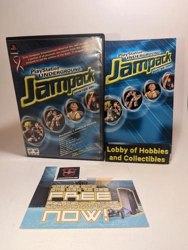 PlayStation Underground Jampack: Winter 2001 (Sony PlayStation 2 2001) Mint Disc