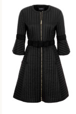 MAX & Co. Quilted Nylon Bow Belt Puff - Sleev...