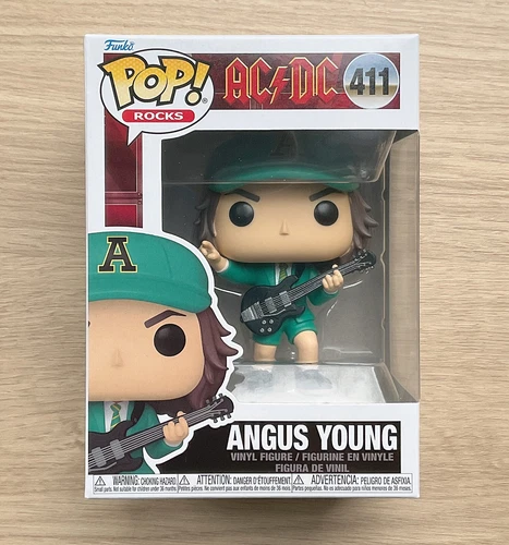 Funko Pop Rocks ACDC Angus Young #411 + Free Protector