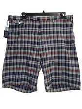 NWT POLO RALPH LAUREN INDIA MADRAS PLAID SHORTS BLUE MULTI MENS Size 40T