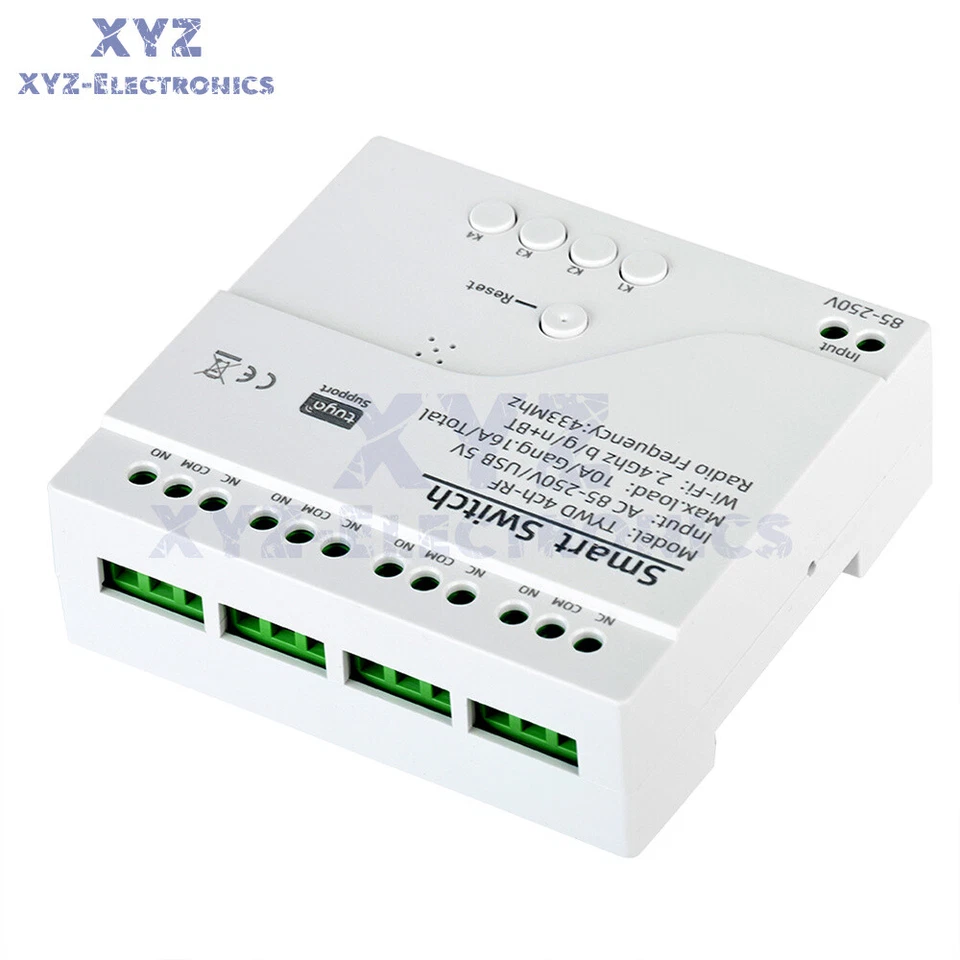 Tuya Smart Temperature Humidity Switch Module Sensor Work With Alexa Google Home - Image 3 of 4