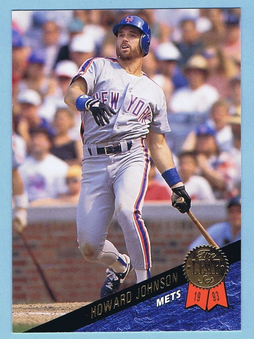 1993 Leaf Baseball - Howard Johnson #39 - New York Mets