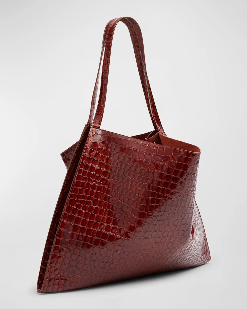 Christian Louboutin クロコダイルレザー バッグ CHRISTIAN LOUBOUTIN Cabarock Mini Crocodile Embossed Leather Shoulder