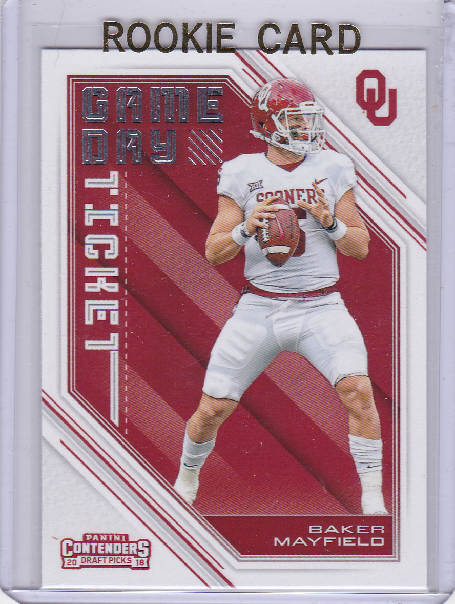 Baker Mayfield Panini Contenders Draft Picks Game Day Ticket #24 Base