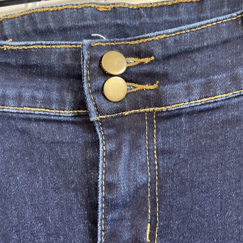 SHEIN Maternity Jeans Womens Medium Capri Denim Casual Pants Dark Wash - Picture 3 of 8