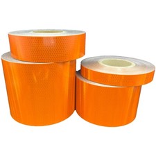 Orange Reflective Tape High Intensity Oralite HIP 1" 2" 4" 6" Type 4 Nikkalite