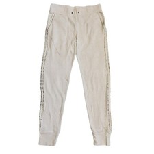 NWOT Monrow Super Soft Cotton Blend Studded Joggers Pockets Sz Small Sweatpants