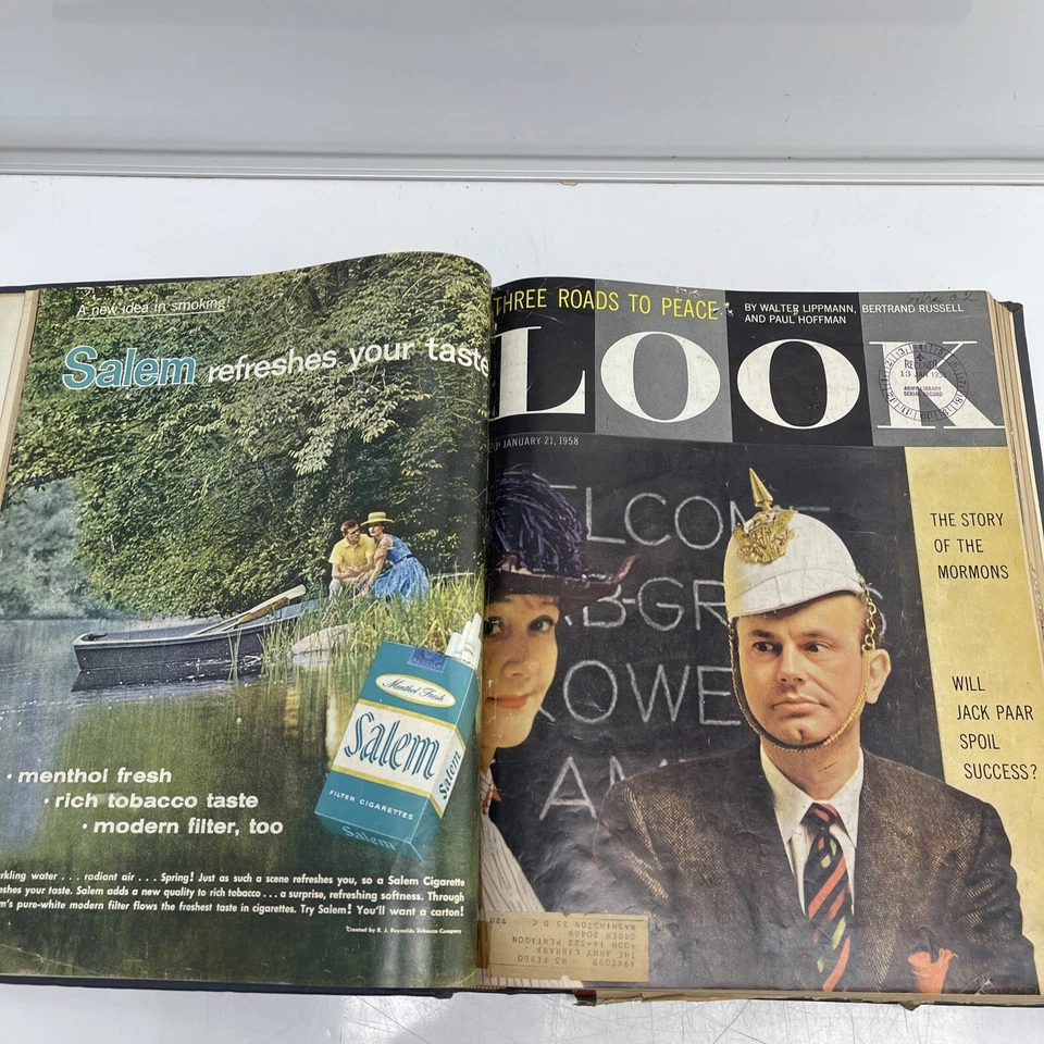 Лот из 9 журналов Vintage Look 1958 - Изображение 4 из 4