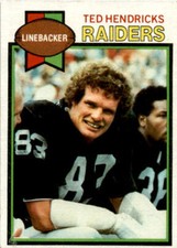 1979 Topps Ted Hendricks #345 Oakland Raiders