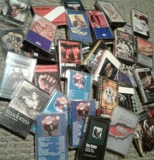 CASSETTES ROCK SOUTHERN BLUES METAL POP SOUL 80s RELIGIOUS 3.99 SHIPS ALL