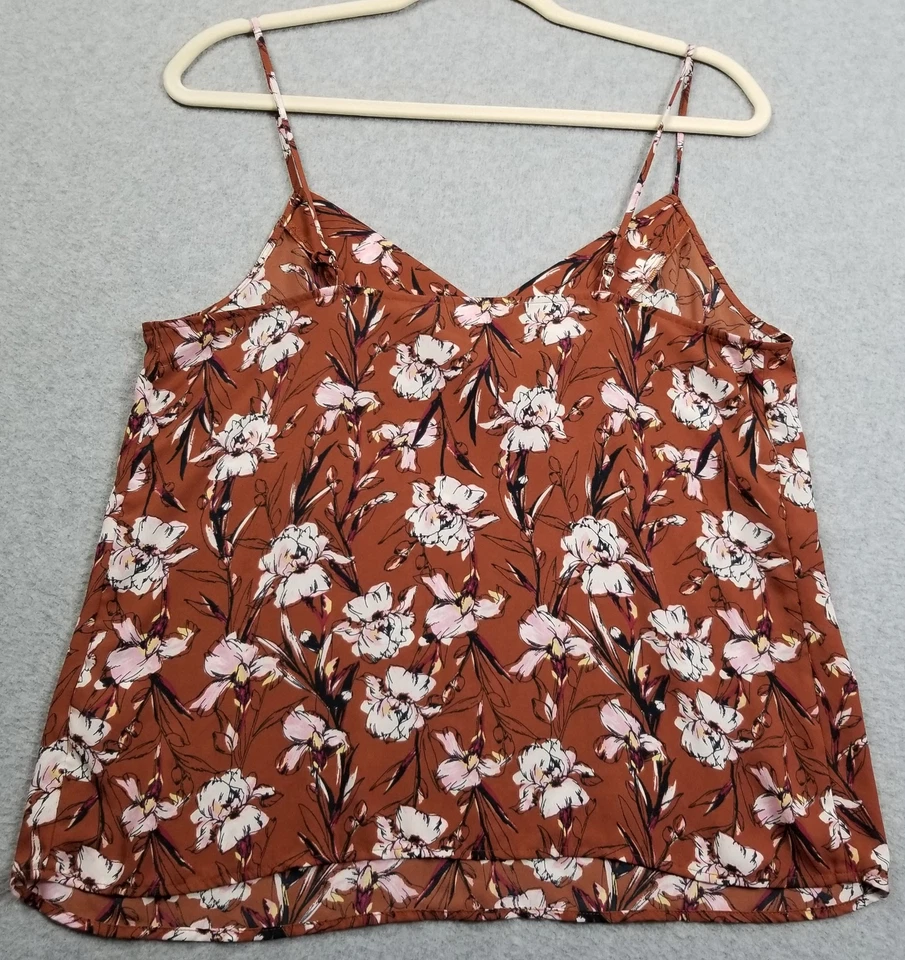 Blusa sin mangas Chelsea28 Cami para mujer pequeña S floral sin mangas primavera verano Foto 3 de 4