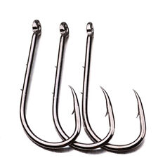 Stahl Carbon Scharf Köder aus Fisch Durable Head Fishook Angelhaken im Meer