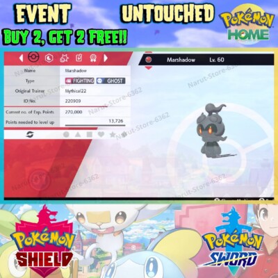 Marshadow Event  Pokémon Mythical22 Target 2022 Pokémon Sword and Shield