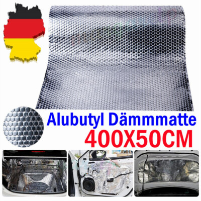 Alubutyl Dämmmatte Schalldämmung 2sqm Selbstklebendes Anti-Dröhn Fahrzeugdämmung