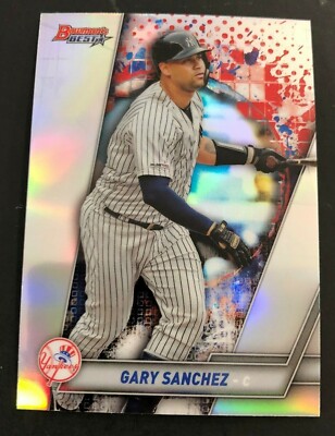 2019 Bowmans Best REFRACTOR Parallel GARY SANCHEZ Yankees #7