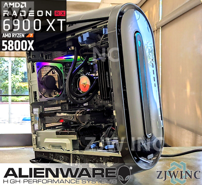 Alienware Aurora R14 Liquid Cooled RYZEN 7 Rx580 16GB RAM 512GB