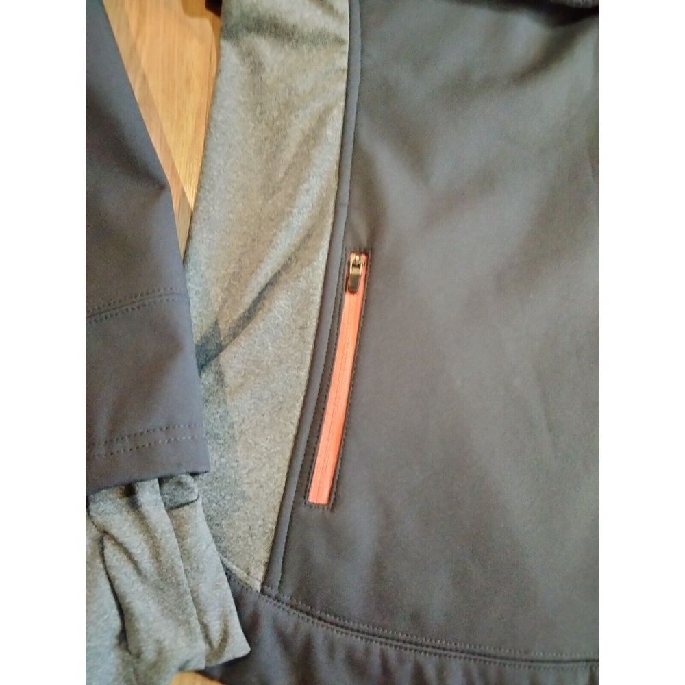 Mondetta Soft Shell Athletic Jacket Grey Size Sma… - image 11