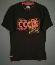MEN'S UMBRO USSR RUSSIA CCCP SHIRT JERSEY MAILLOT CAMISETA BLACK SIZE S SMALL