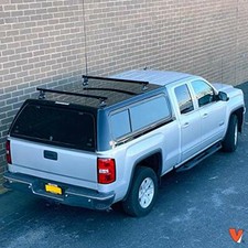 Universal Pickup Topper M1000 Ladder Rack W 60bar Steel Bla Universal Pickup Topper M1000 Ladder Rack W 60bar Steel Bla