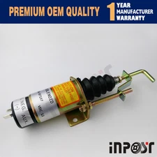 INPOST New Fuel Shut Off Solenoid Valve 12V 366-07197 For Lister Petter