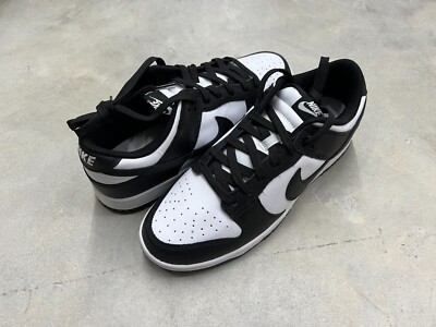 Nike Men's Dunk Low Retro Panda White Black DD1391 100 - New | eBay