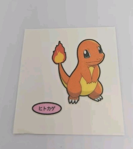 Hitokage CharmanderPokémon Deco Character Sticker Seal Pokemon Bread 194 Japan - Picture 2 of 4