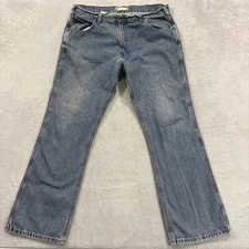 Carhartt Jeans Mens 38x32* Traditional Fit Workwear Blue Denim Bootcut B248 LVN