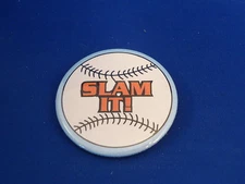 "SLAM IT!" Lot of 12 BUTTONS pins BASEBALL pinbacks 2 1/4"  badge TEAM SPORT Big