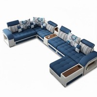 Ecksofa U-Form Polster Modern Relax Sitz Luxus MöBel Wohnlandschaft Sofa Sofort