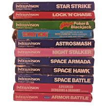 INTELLIVISION GAMES - Lot of 11 - Most are complete - READ NOT TESTED