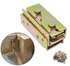 Bed Rail Bracket - Heavy Duty Non-Mortise Fasteners,Set of 4 Screws Included 