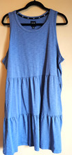 Gap Dress Women's XXL  Blue Sleeveless Short Pull Over Summer Beach Pockets