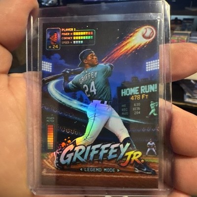 Custom Card - KEN GRIFFEY Jr. - Colors - Seattle Mariners /50 Super NES