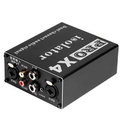 PRO X4 Multifunktionaler für Audio-Isolator, 6,5 mm 3,5 mm XLR für Audio-Ra6948