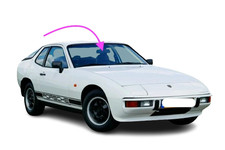 Fits 1977-1991 Porsche 924-944 2d Coupe Front Windshield Glass