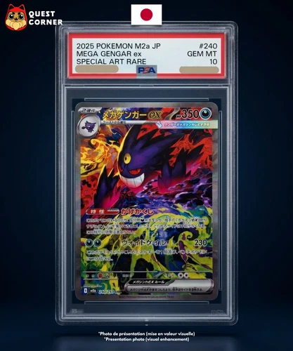 Pokémon Card Slab - Mega Gengar EX 240/193 M2a SAR Japanese PSA 10 GEM MT
