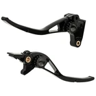 Motone Pike Brake And Clutch Lever Set - Adjustable - Black