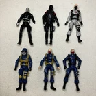 Hasbro G.I .Joe 25th Anniversary 6 figure LOOSE LOT 3.75” Cobra figures