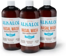 Alkalol Solution Original Nasal Wash, 3 Count -16 fl oz, 16 oz (pack of 3) 