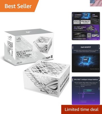 1000W Fully Modular ROG Strix Platinum PSU   Ultimate Performance & Efficiency