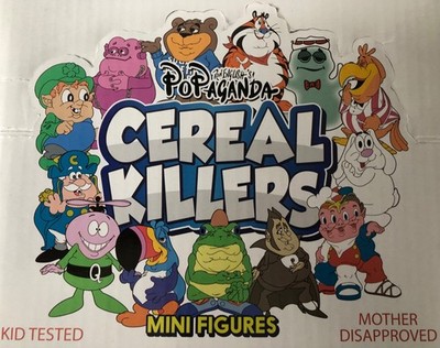 Ron English Popaganda Mini Cereal Killers 3'', Full Set, 13 Box, brandneu