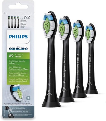 Philips Sonicare Optimal Whitening Black BrushSync Heads (Compatible with All Ph