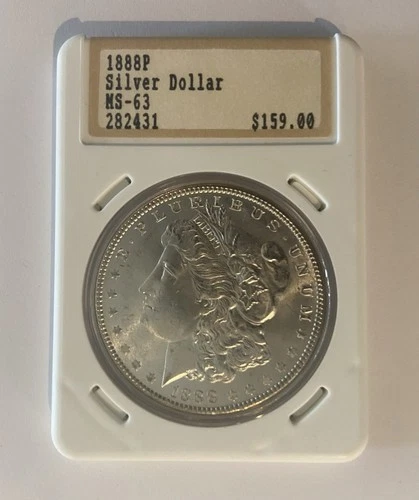 1888-P Morgan Silver Dollar $1 Brilliant Uncirculated Philadelphia Mint