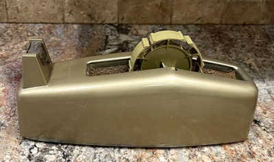 Vintage Scotch Tape Dispenser 3M Heavy Duty C-23 GOLD Business/Industrial