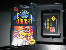 World Trophy Soccer - GEN Sega Genesis - Virgin Games - Good Condition